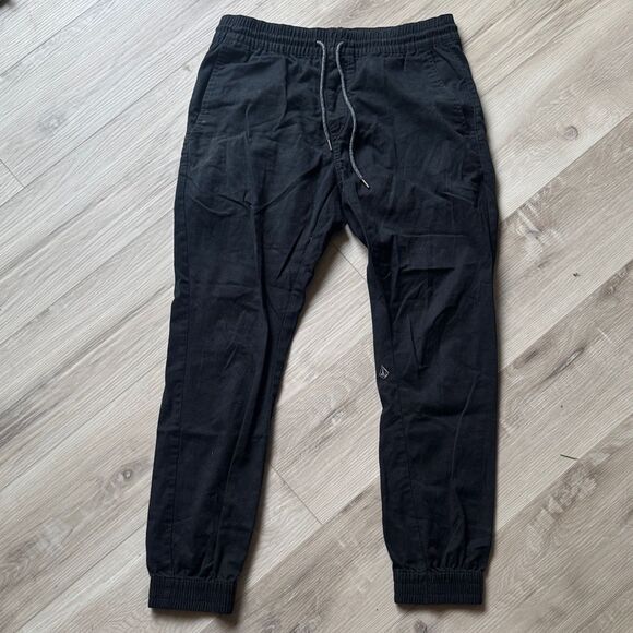 Volcom - Frickin Slim Jogger Black - Pants Size Medium - Picture 2 of 7